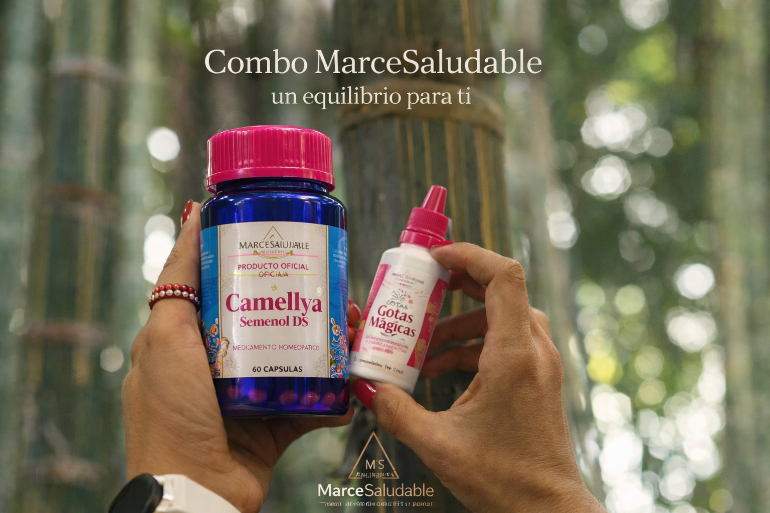 Combo MarceSaludable: equilibrio real, bienestar total. MarceSaludable Combo: real balance, total wellness.
