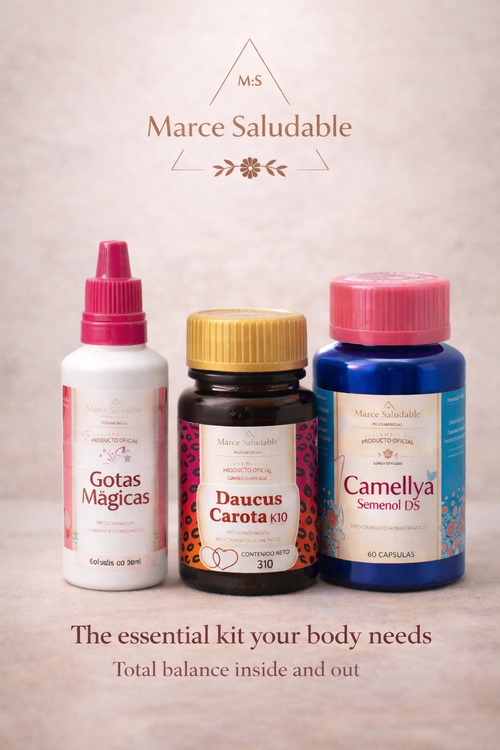 Kit MarceSaludable: magic drops Camellya Daucota